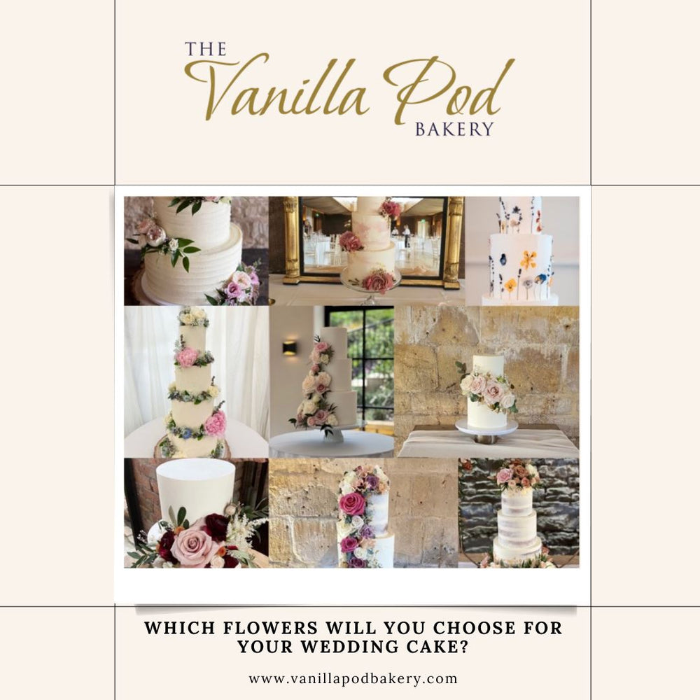 Sugar flowers, fresh flowers or edible flowers - Which Flowers will you choose for your wedding cake?