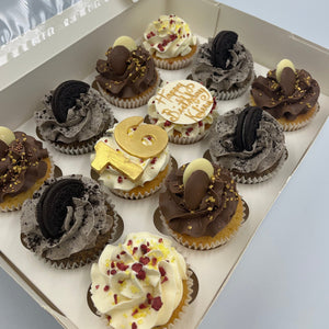 Classic Buttercream Swirl Cupcake Selection Gift Box Vanilla Pod Bakery 