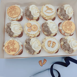 Baby Shower Cupcake Selection Gift Box Cupcakes Vanilla Pod Bakery 