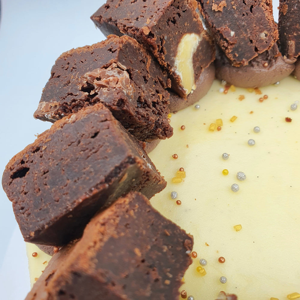 Chocolate Brownie Buttercream Cake - Shallow Cake Range Cakes & Dessert Bars Vanilla Pod Bakery 