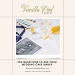 20 Questions to Ask Your Wedding Cake Supplier