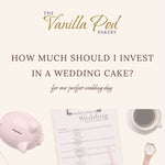 How much should I invest in a wedding cake?