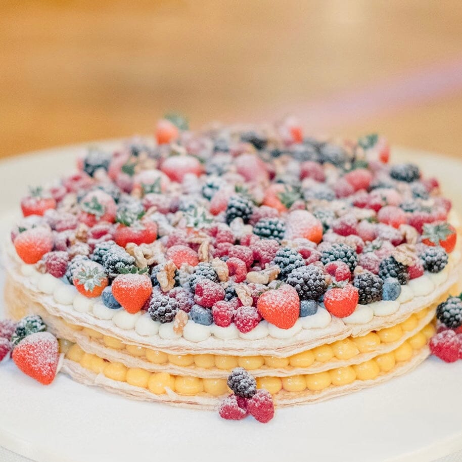 Giant Italian Millefoglie - Elmore Court - Image by Kristin Sautter - The Vanilla Pod Bakery