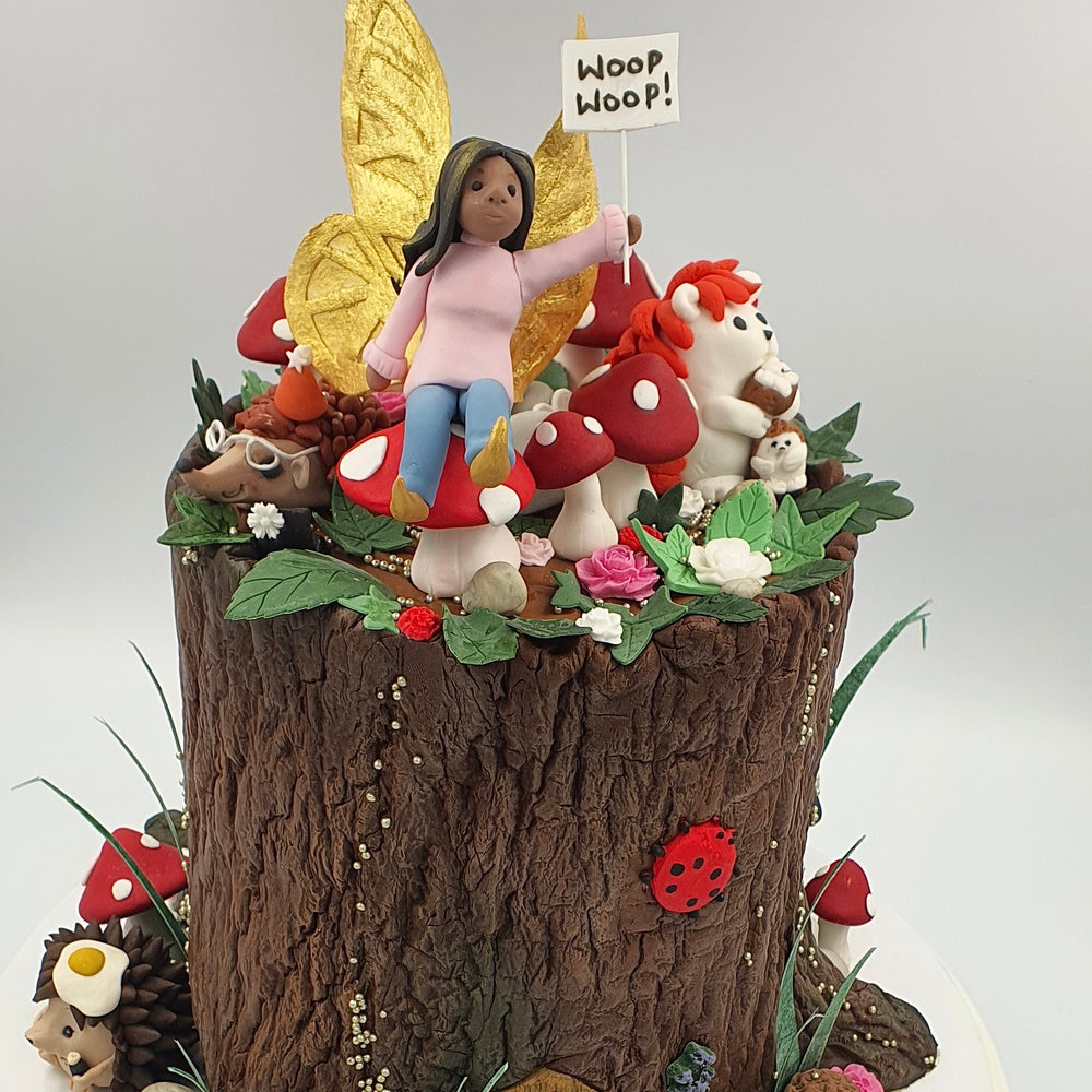 See's Bakes - Christmas tree stump cake for tonight's... | Facebook