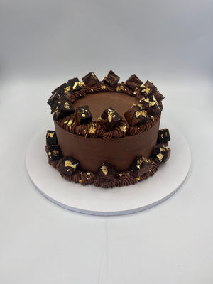 Layered Triple Chocolate Brownie Birthday Cake Cakes & Dessert Bars Vanilla Pod Bakery 