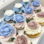 Sugar Flower Cupcake Gift Box Vanilla Pod Bakery 6x Cupcakes 