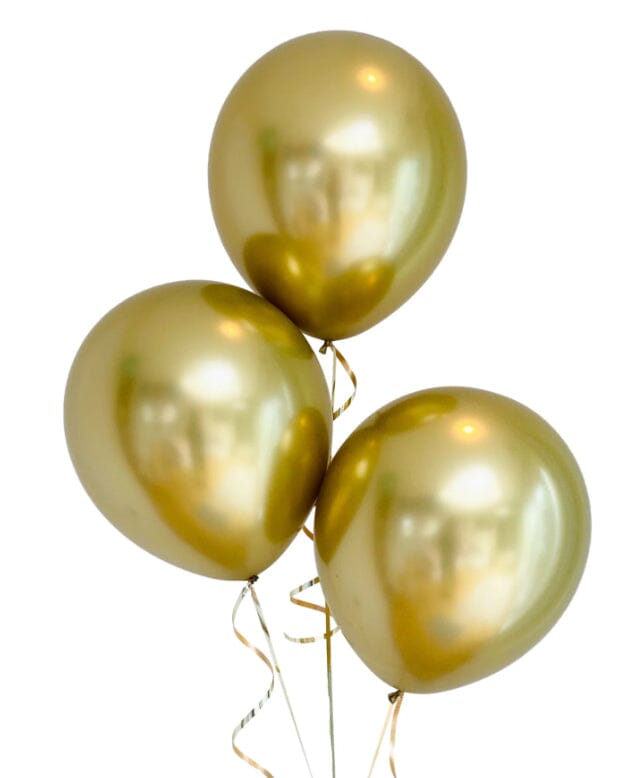 
            
                Load image into Gallery viewer, Gold Helium Balloons Vanilla Pod Bakery 
            
        