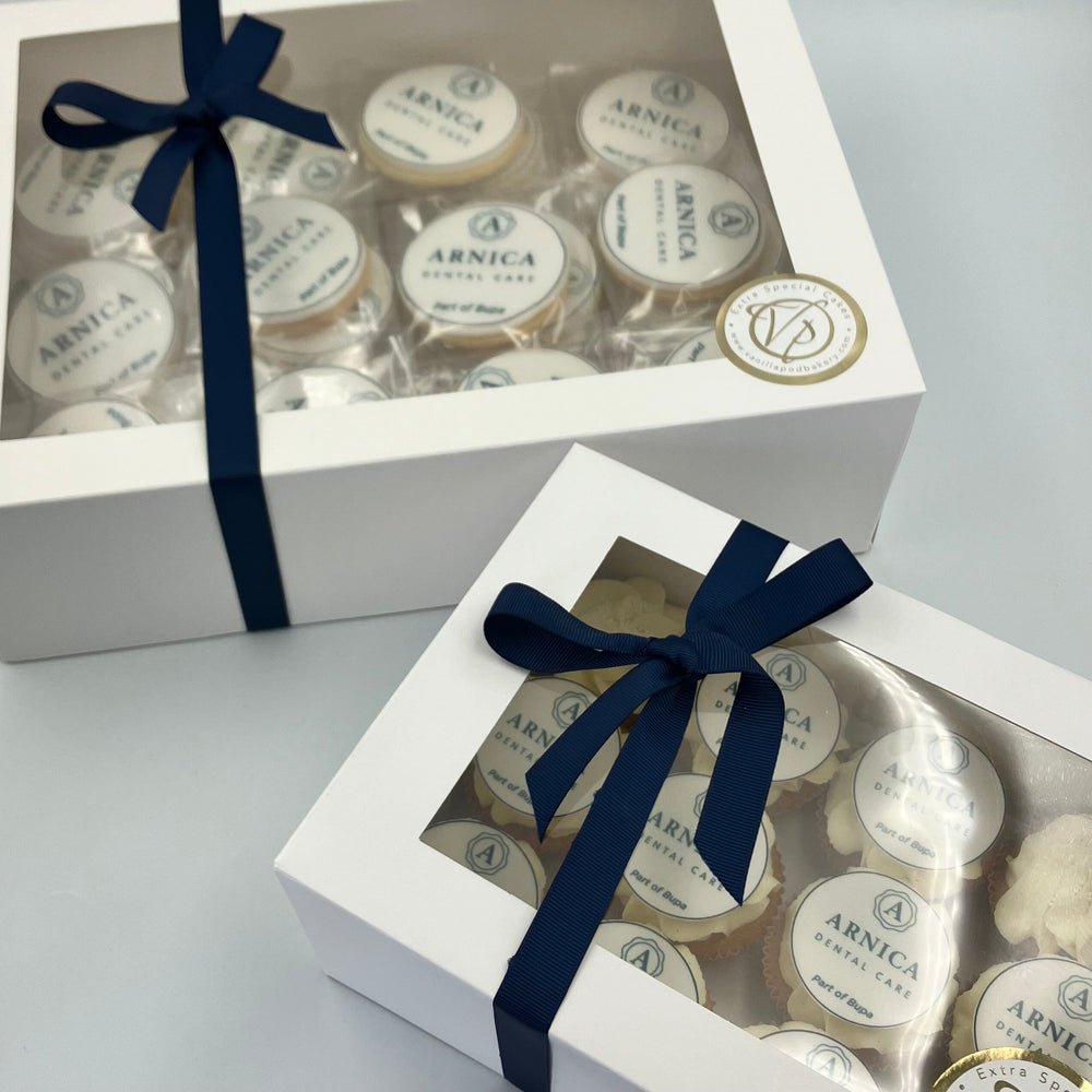 Edible Printed Image Cupcakes – Gift Box of 12 Vanilla Pod Bakery 