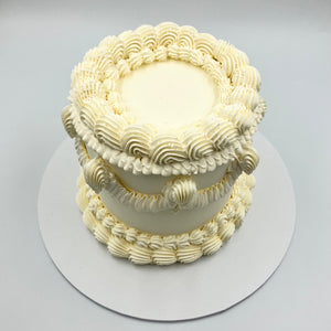 Lambeth Style Buttercream Celebration Cake - Available as Standard Height & Shallow Height Cakes & Dessert Bars Vanilla Pod Bakery 
