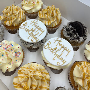 Classic Buttercream Swirl Cupcake Selection Gift Box Cupcakes Vanilla Pod Bakery 