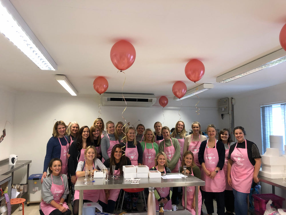 Group photo at our cake decorating hen party