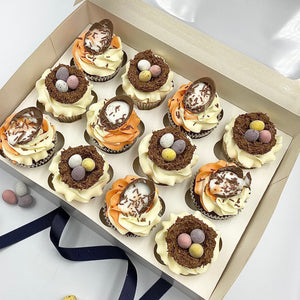 Easter Cupcake Gift Box - Limited Edition Vanilla Pod Bakery Box of 12 cupcakes 