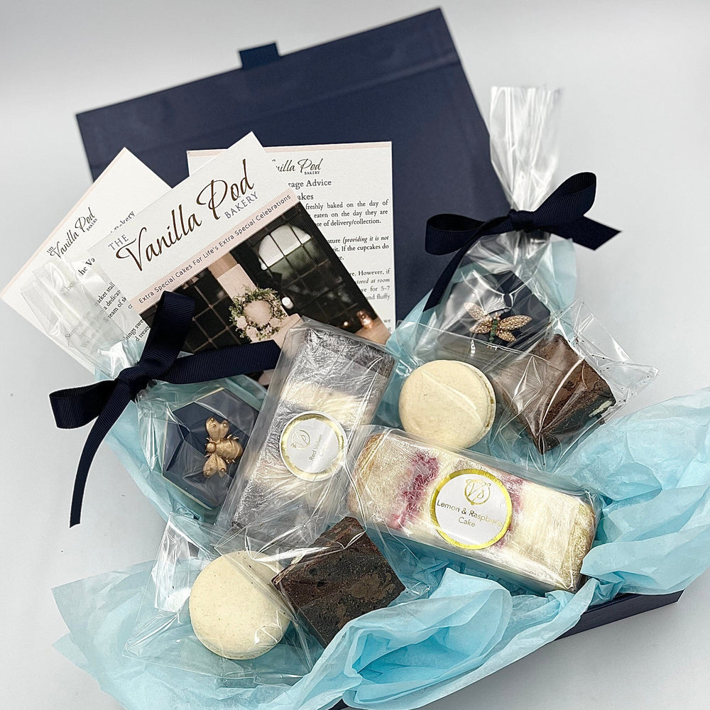 
            
                Load image into Gallery viewer, Dessert Tasting Gift Box - 2 sizes available Cakes &amp;amp; Dessert Bars Vanilla Pod Bakery 
            
        