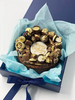 Triple Chocolate Brownie Birthday Cake Gift Box Vanilla Pod Bakery 