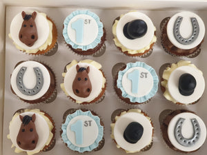 Highly Bespoke Cupcake Selection Box – Gift Box of 12 Vanilla Pod Bakery 