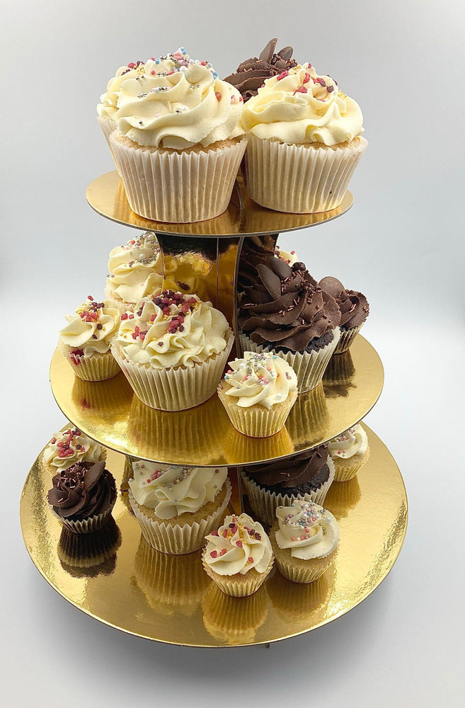 
            
                Load image into Gallery viewer, Celebration Cupcake Tower Vanilla Pod Bakery 
            
        