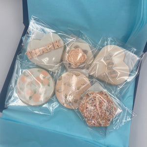 
            
                Load image into Gallery viewer, Thank You Hand Iced Biscuits - Medium Box Biscuits Vanilla Pod Bakery 
            
        