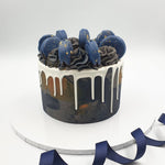 Chocolate Dipped Oreo Drip Cake - Shallow Cake Range Cakes & Dessert Bars Vanilla Pod Bakery 7" Round to feed 15 -30 portions (Cake size shown in image) 