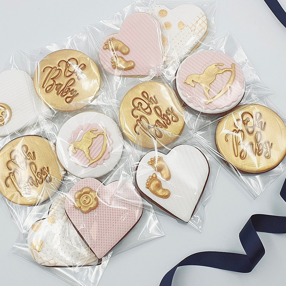Oh Baby Themed Hand Iced Biscuits Biscuits Vanilla Pod Bakery 