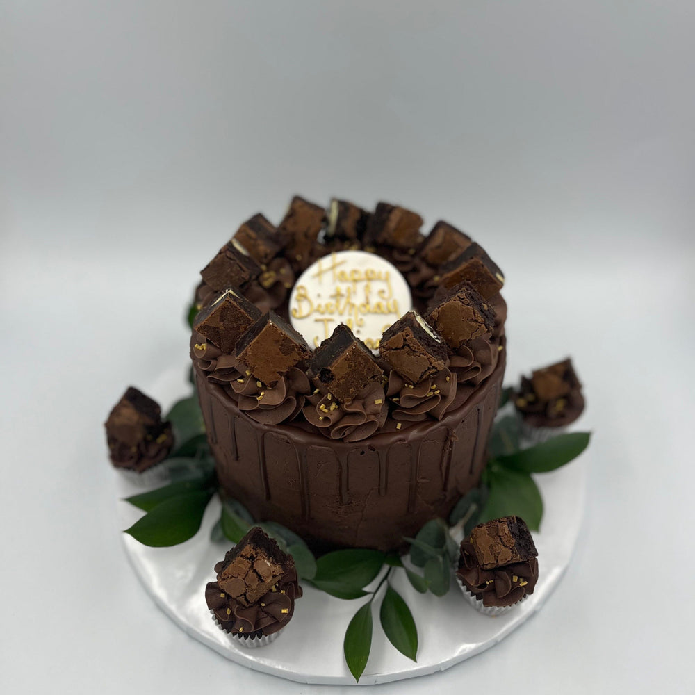 Vanilla Brownie Cake from Tehzeeb
