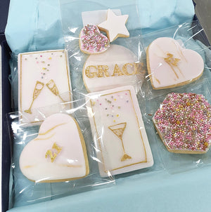
            
                Load image into Gallery viewer, Celebration Themed Hand Iced Biscuits - Medium Box Vanilla Pod Bakery 
            
        