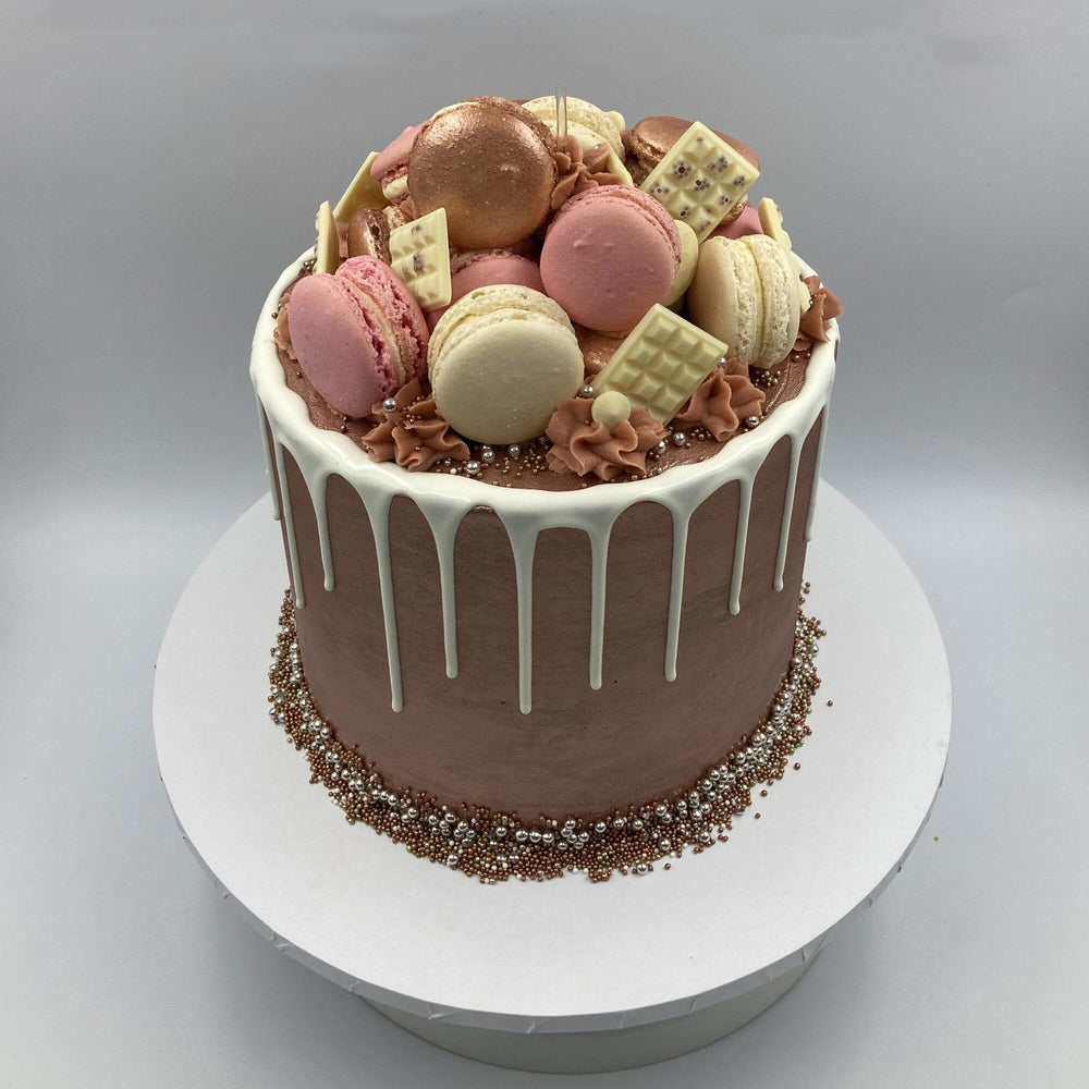 Rose Gold Birthday Cake | Mundheep Makes - YouTube